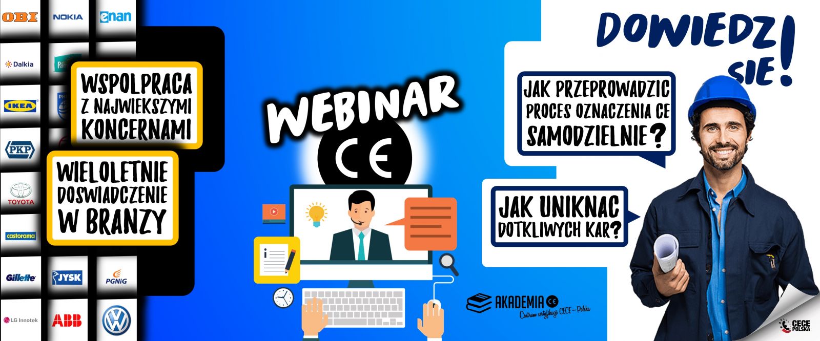 Webinar znak CE